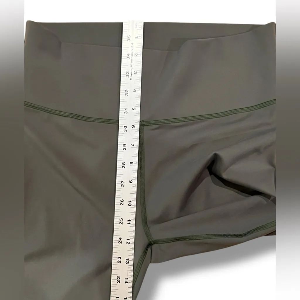 All in Motion Women's High-Rise Leggings Olive Green Green XL Pockets - Image 5