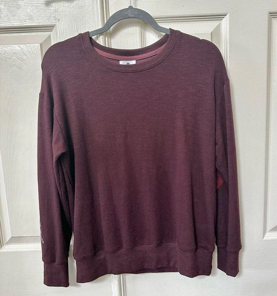 Sundry burgundy Je’Taime embroidered sweater - Image 2