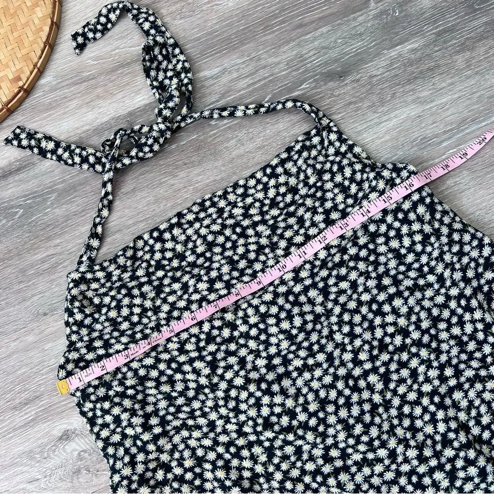 American eagle daisy print halter‎ mini dress - Image 3