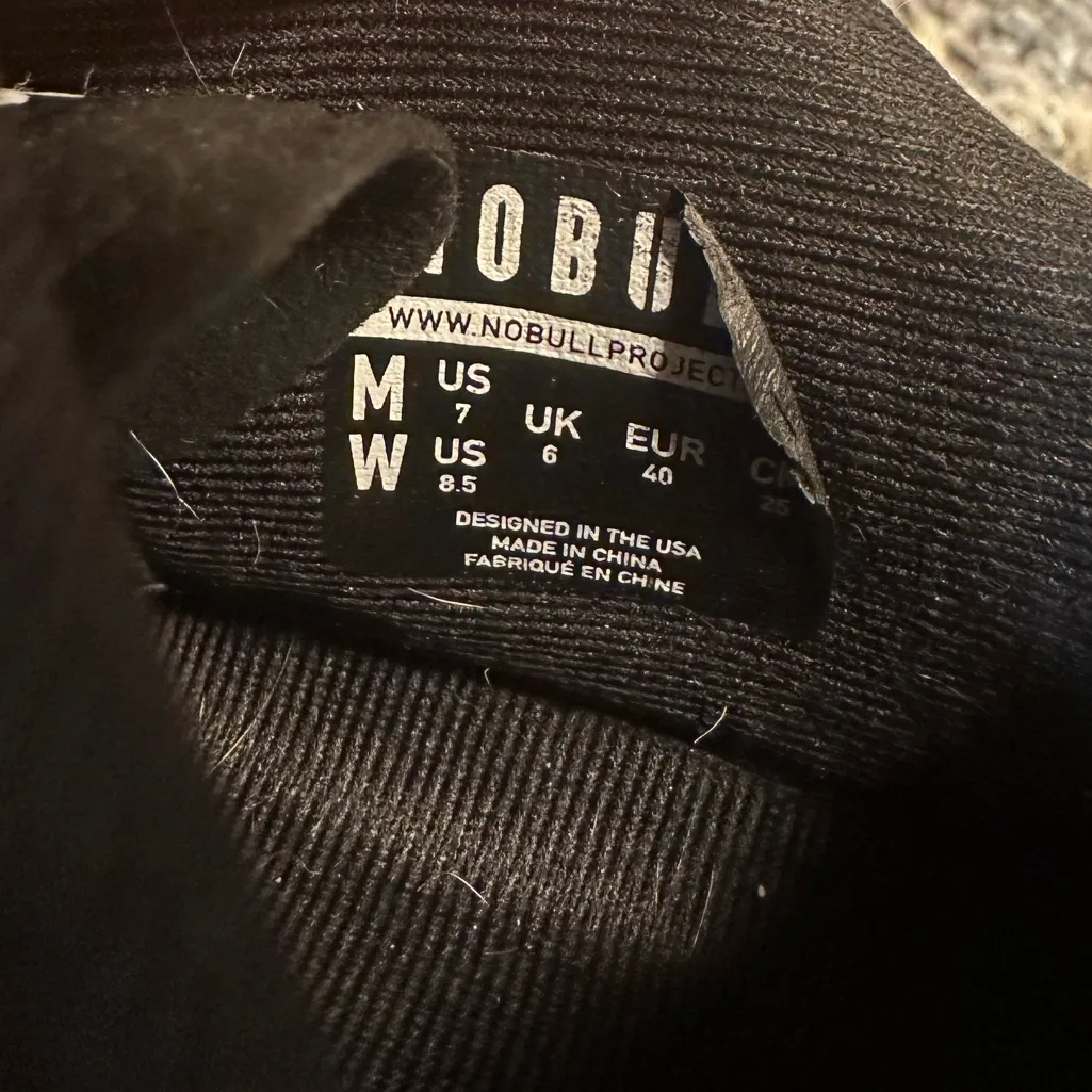 Nobull Ivy Trainers Black Lace Up Low Top athletic sneakers Size 8.5 - Image 7