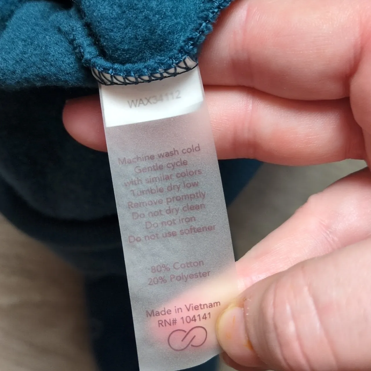 Calia Teal Sweatshirt Size Medium Green - Image 3