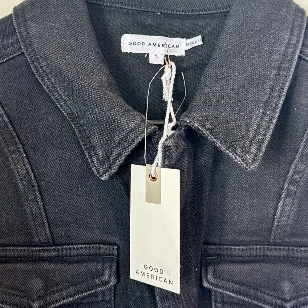 NWT Good American Black Fit For Success Jumpsuit - Size 1 (Small) - Image 3