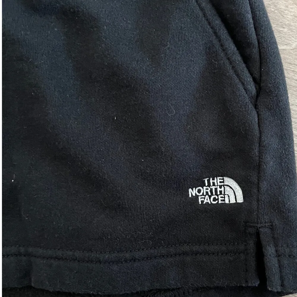 Jersey Shorts Sz XL Black Elastic Waist Pull Up Pockets Logo - Image 2