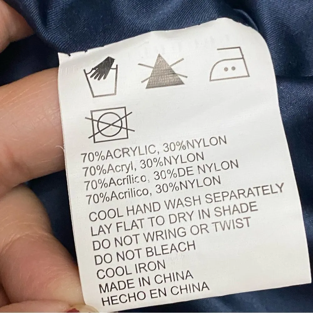 Anthropologie Ladakh Blue Floral Pencil Dress 3/4 Sleeve Women's Size 4 - Image 2