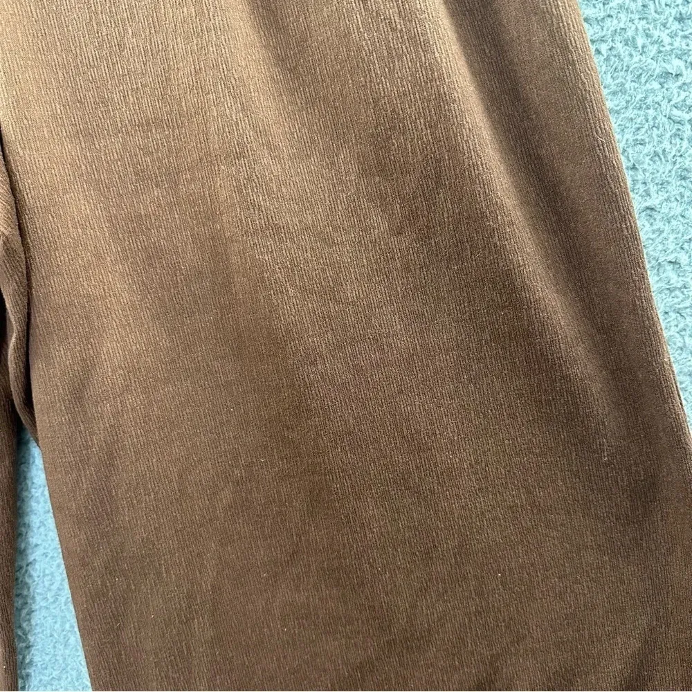 Matilda Jane Alice Textured Wide Leg‎ Pull On Pants Brown Women's Small x 20.5 - Image 4