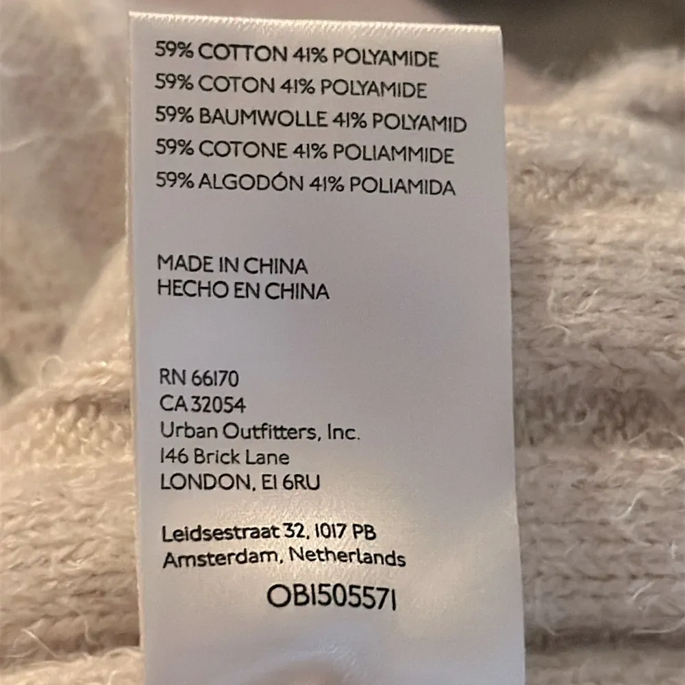 Free People Big City Turtleneck Tunic Sweater Cream Ribbed Long Size M OB1505571 - Image 12