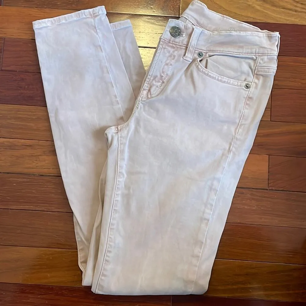 J. Crew Blush Pink Toothpick Pants Jeans Size 25 Spring Skinny Ankle Preppy - Image 2