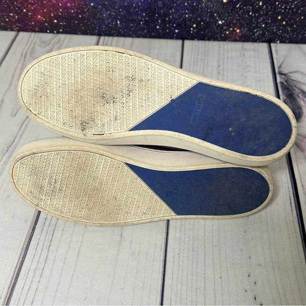 Rothys The Chelsea Sneaker Berry Lattice High Top Comfort Boot Shoes Women Sz 13 - Image 7