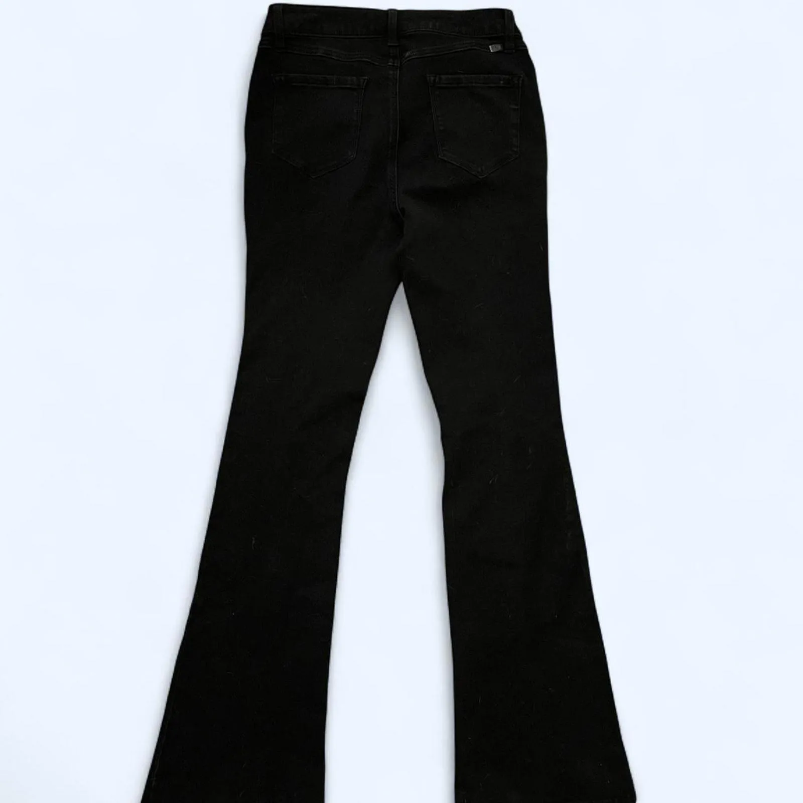 1822 vintage Y2K black flare jeans with a high rise Size 6 - Image 4