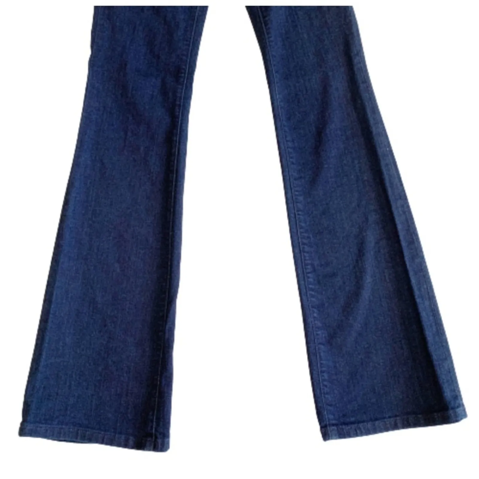 Yummie Jeans Boot Cut Jeans Slimming Dark Wash Mid Rise Slim Boot Cut Size 25 Blue - Image 7