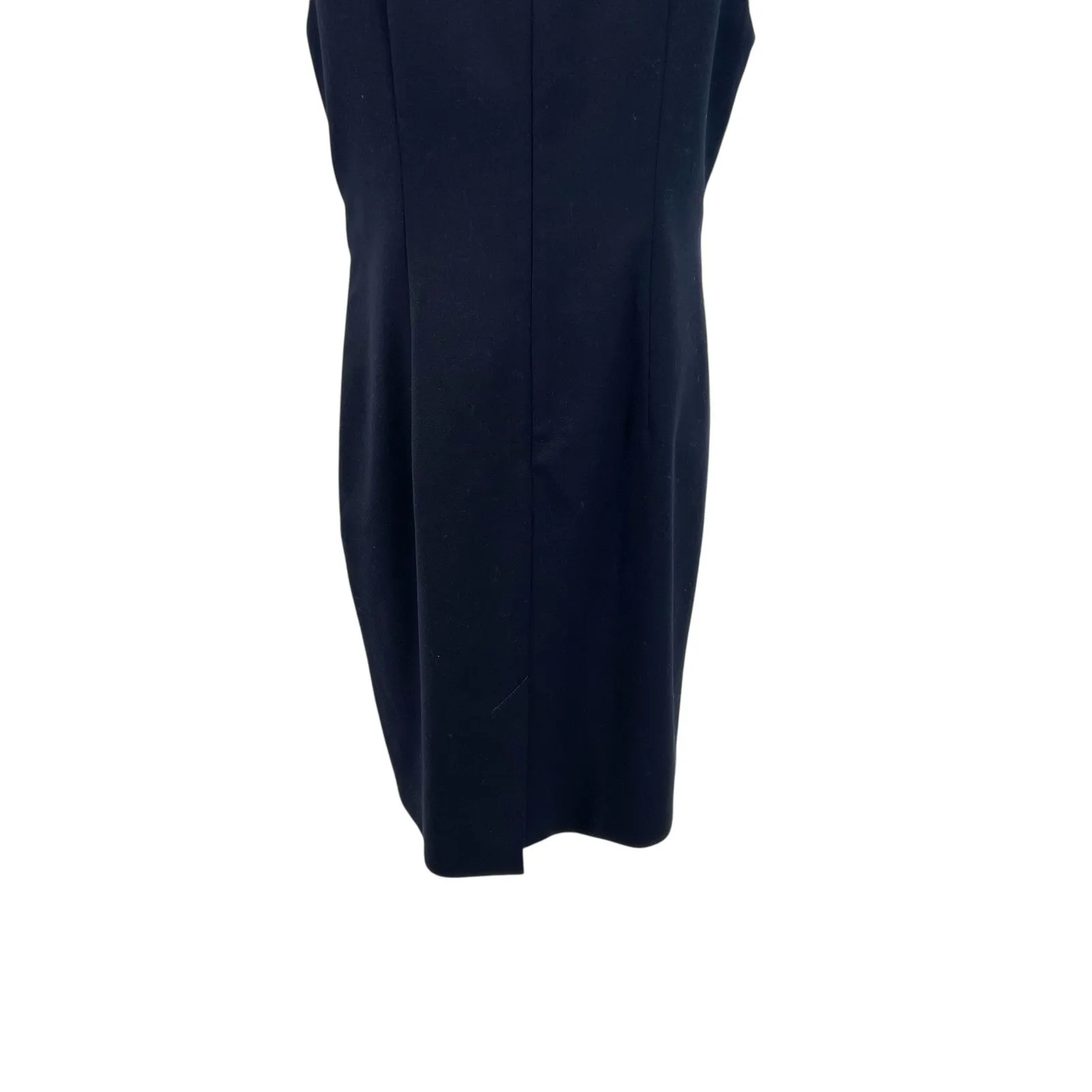 Reiss Hayes Tailored Dress Cap Sleeve Short Sleeve Navy Blue Size US 10‎ - Image 11