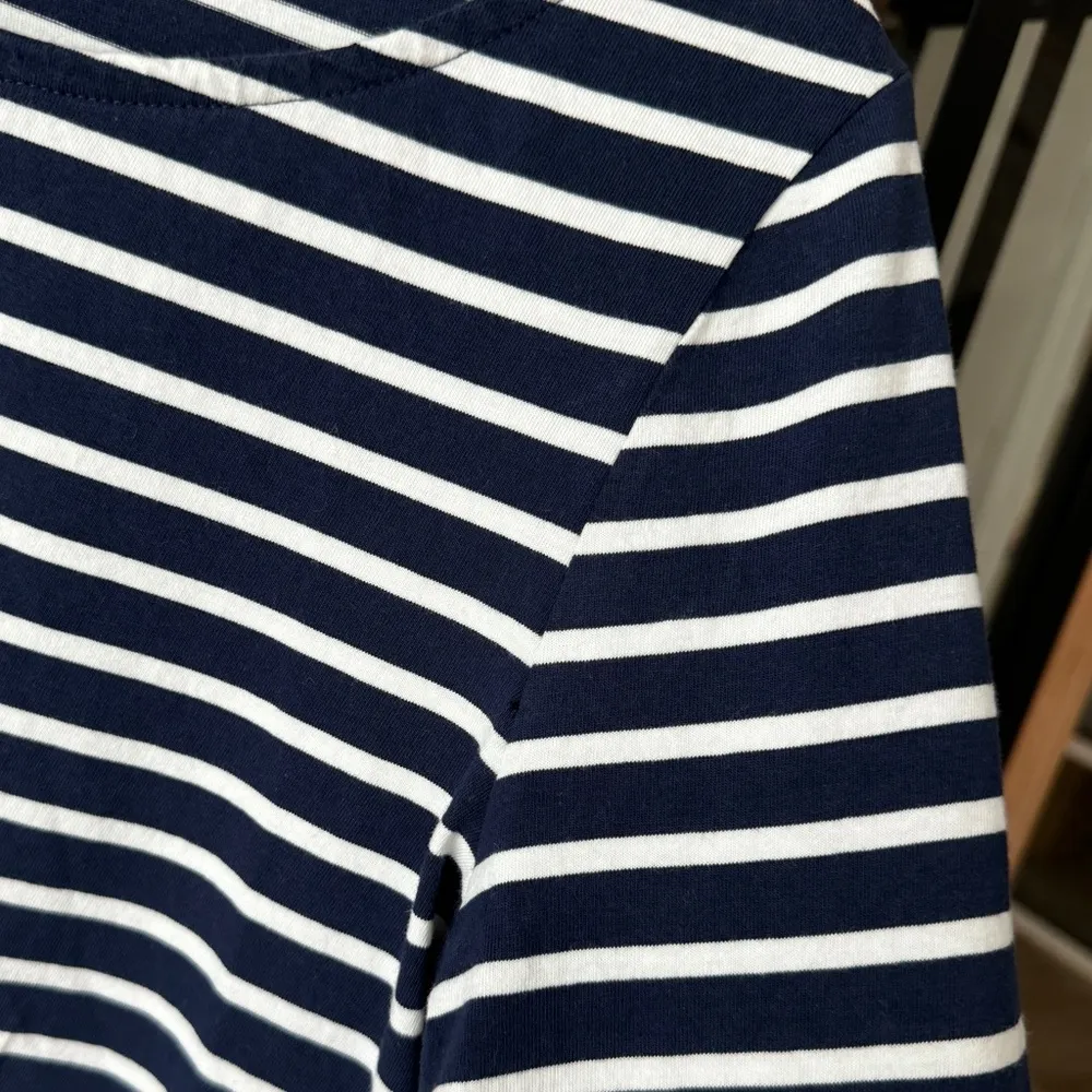 Boden Ella Long sleeve tee top sweater boatneck striped Bretonfrench navy cotton Blue - Image 7