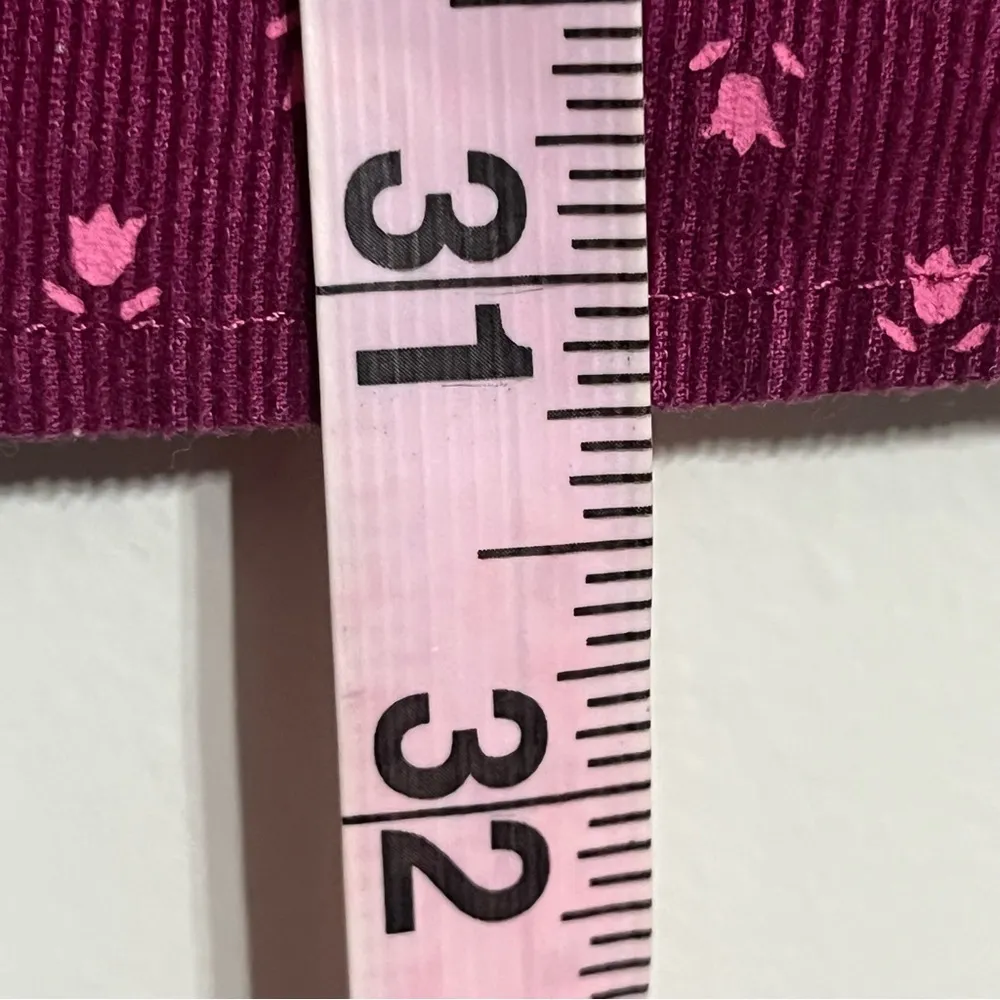 Women’s Talbots Corduroy Band Collar‎ Ditsy Floral Shirt Size 2XL Button Down - Image 6