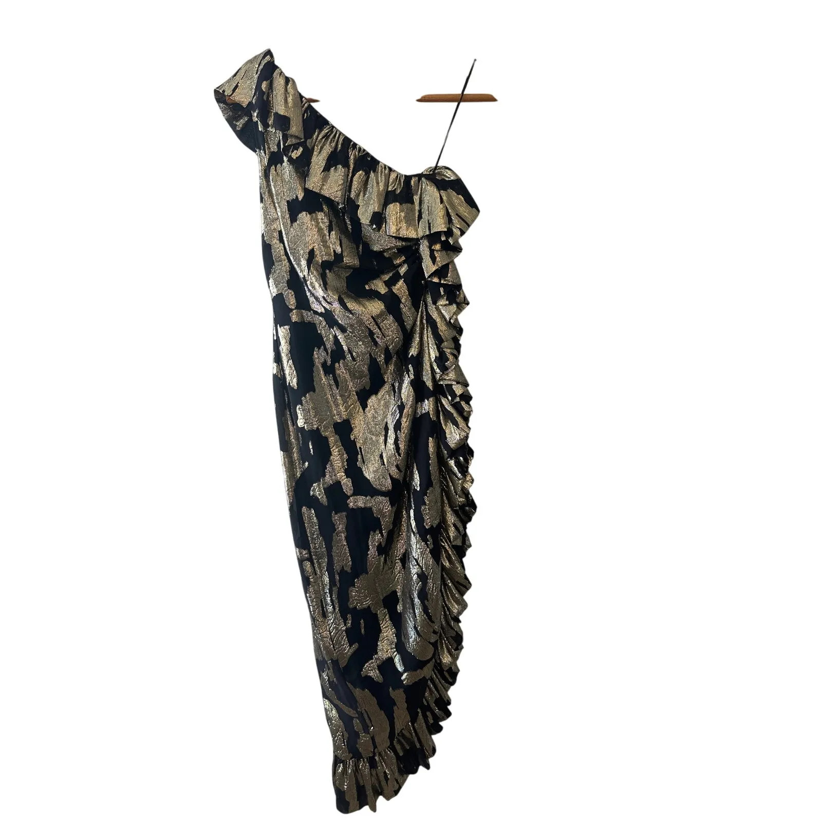 Attico Abito Black & Gold Metallic One - Image 3