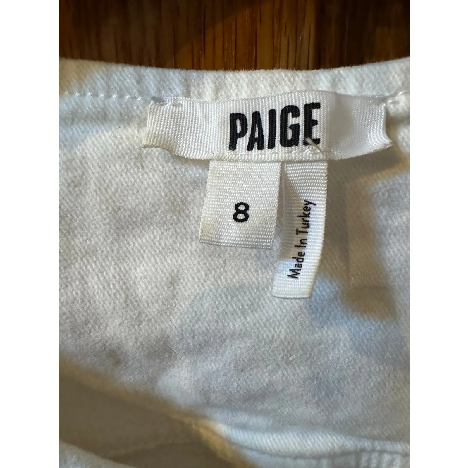 PAIGE Cirie White Sleeveless Denim Jumpsuit - Size 8 (New) - Image 6