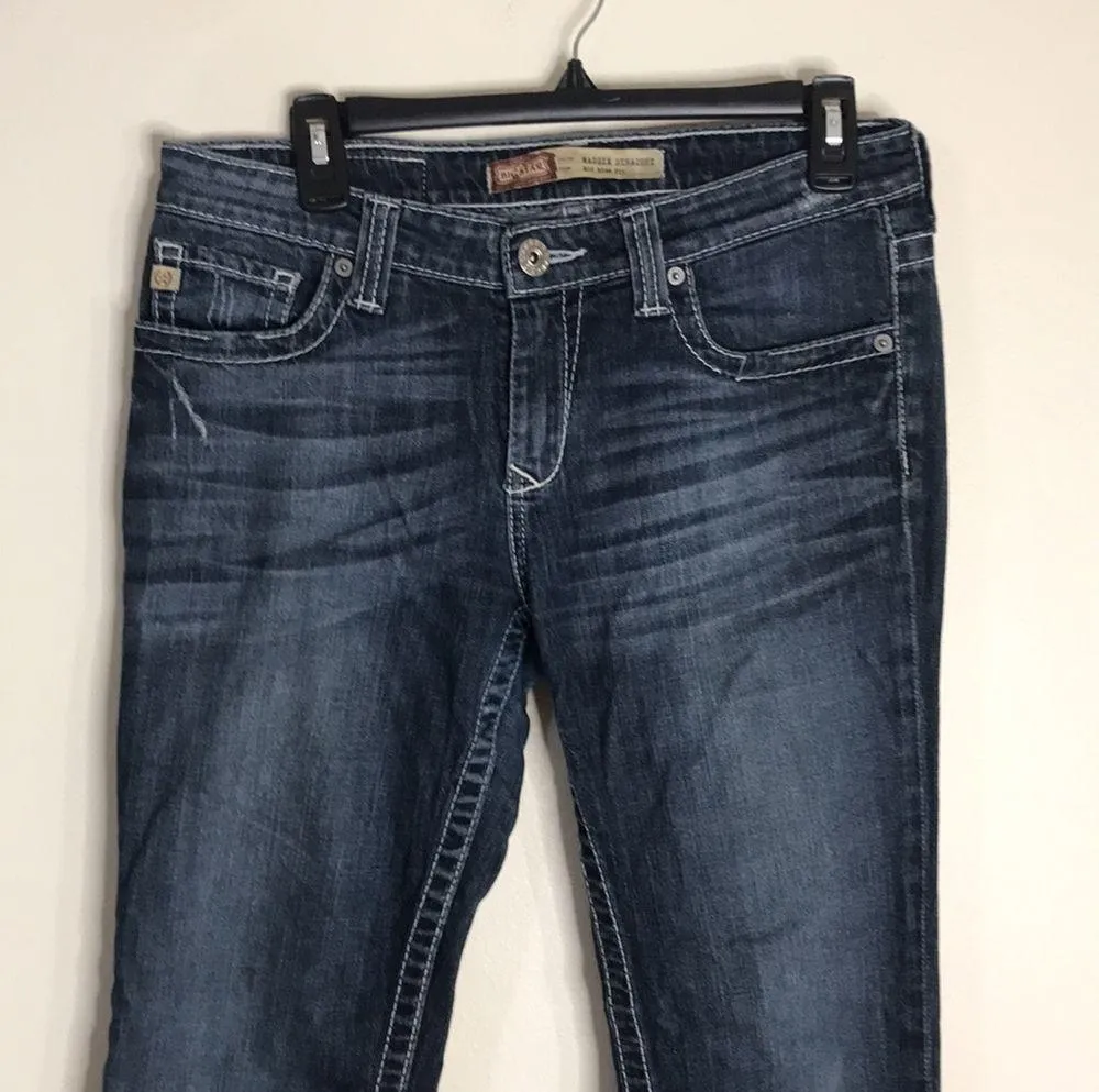 Big star Maddie straight mid rise fit denim jeans size 28 R - Image 2