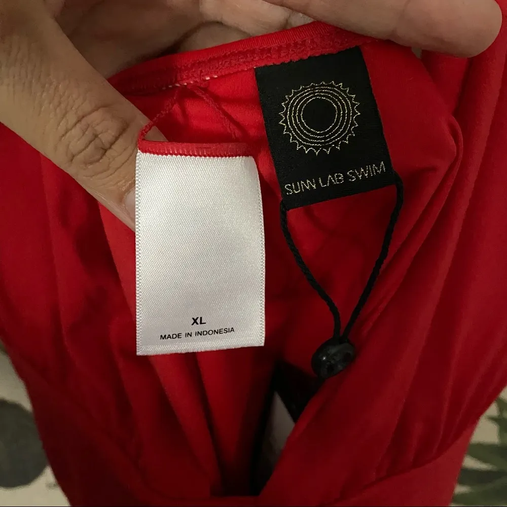 NWT Sunn Lab Swim Red Strappy Back One - Image 5