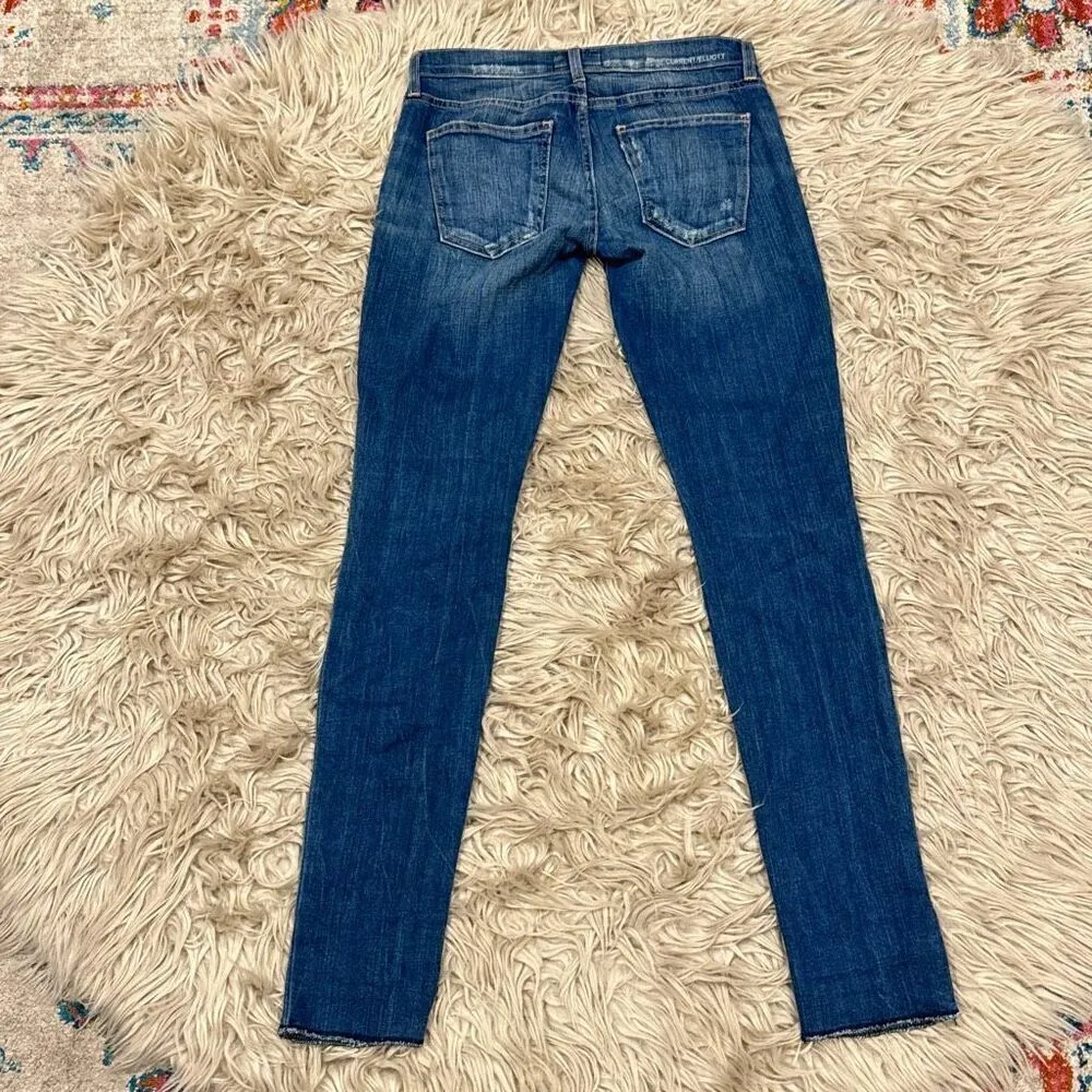 Current Elliott the rolled skinny jeans size 24 - Image 4