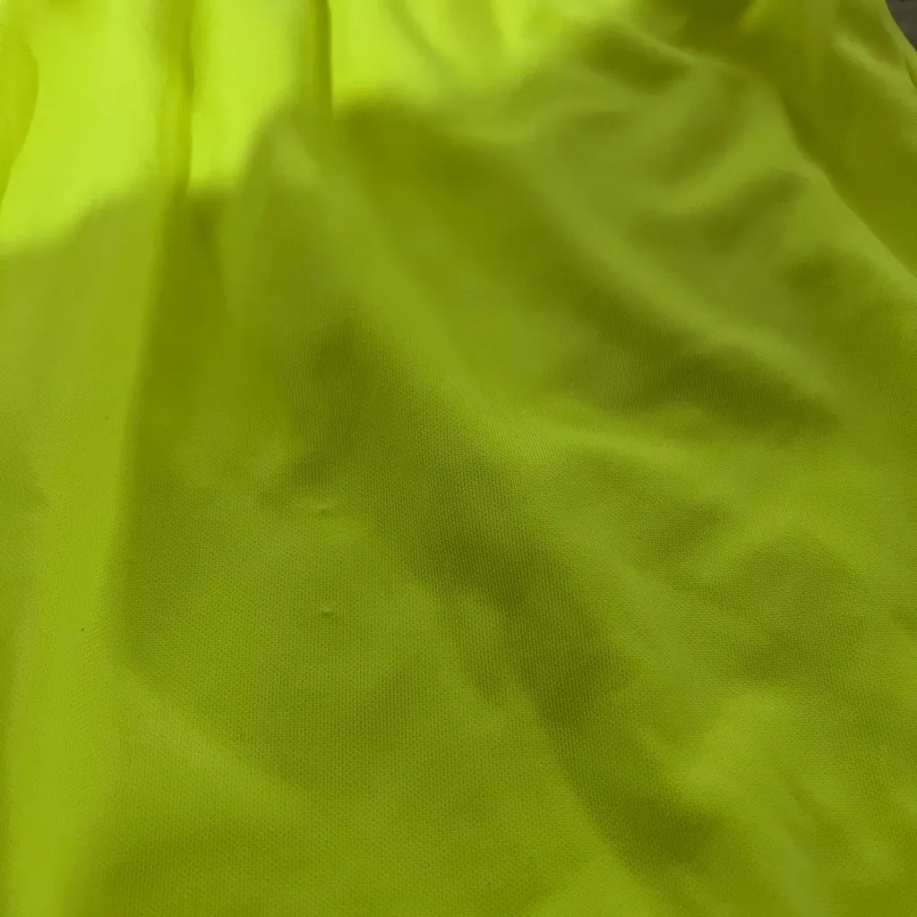 Nike Bright Yellow Dri-Fit Athletic Shorts Size Small - Image 3