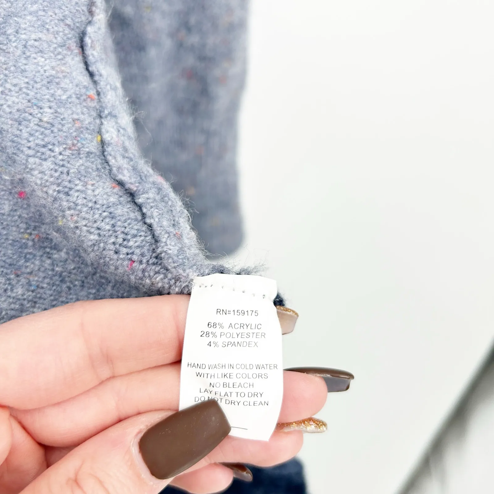 Loved + Adored Womens Fall Layer Colorblock Open Front Knit Longline Cardigan L Size L - Image 8