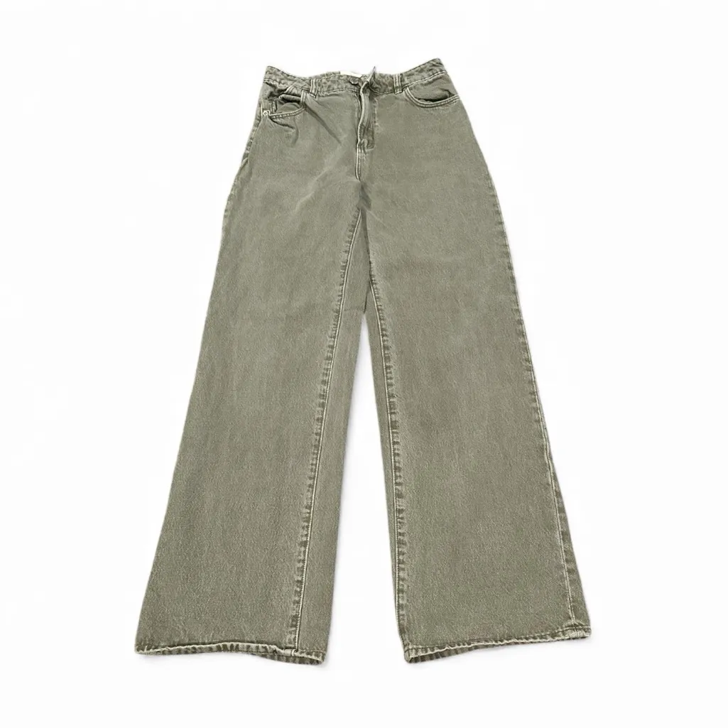 Rolla’s Heidi Fern Green High Rise Loose Baggy Straight pants 27 - Image 4