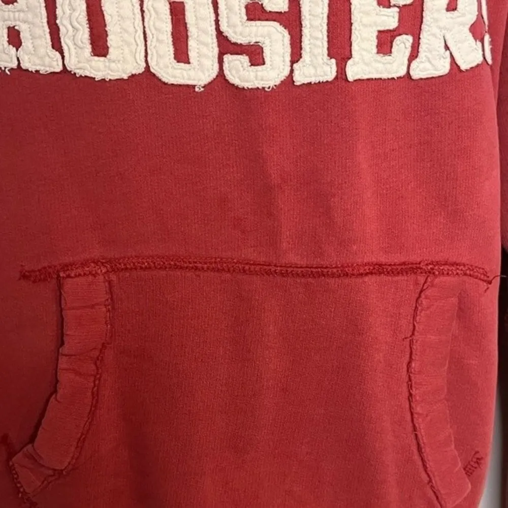 Pressbox Indiana Hoosiers Red Long Sleeve Hoodie Size Large - Image 5