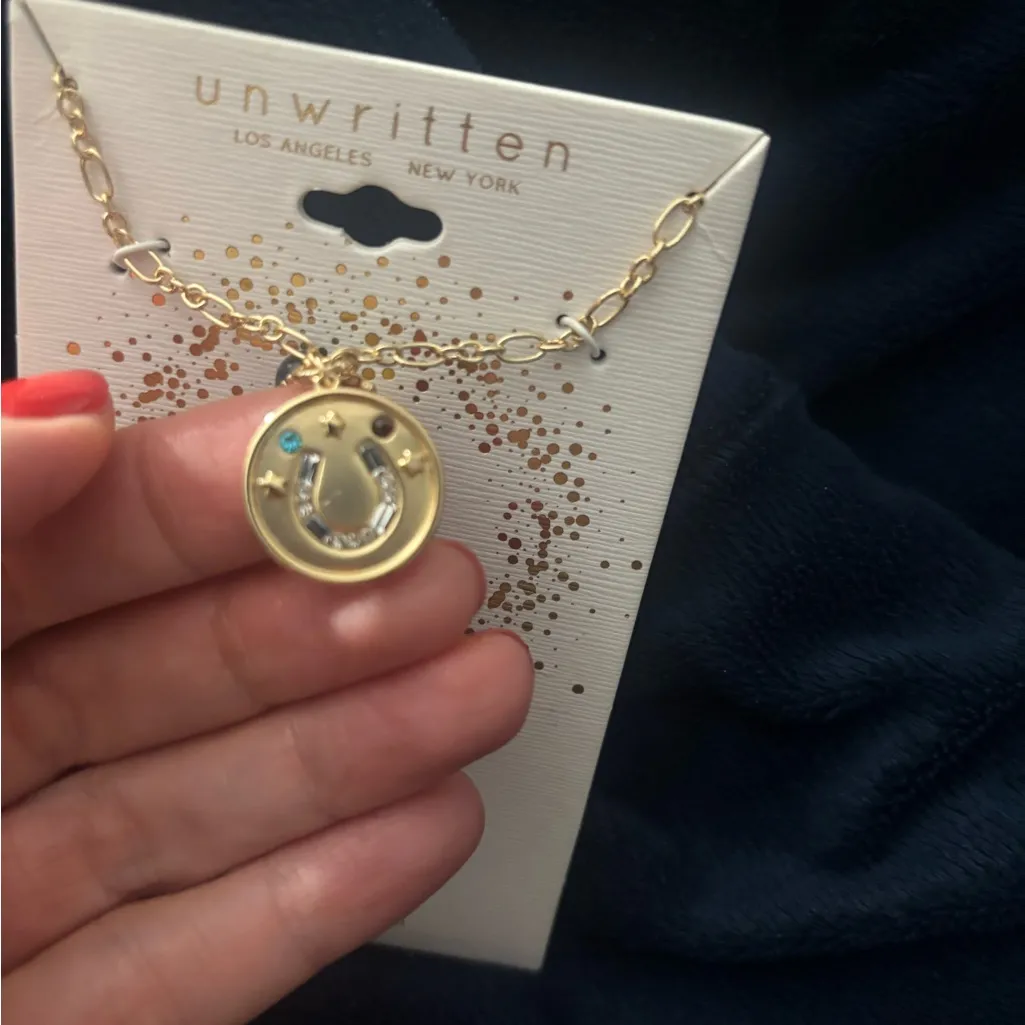 Unwritten Los Angeles New York Collection Lucky 14k Flash Plated 16”+2” extender - Image 2