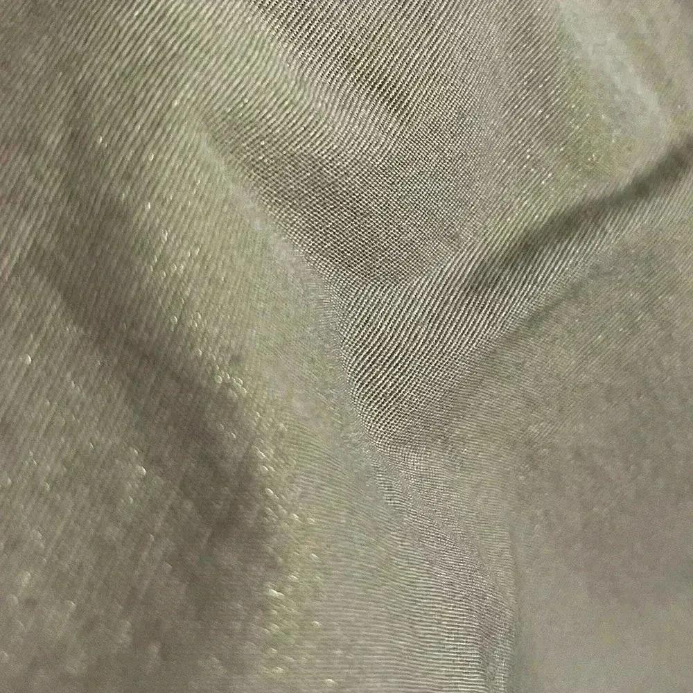 Carmen Marc Valvo Gold Shimmer Champagne‎ Pants Size 12 - Image 8