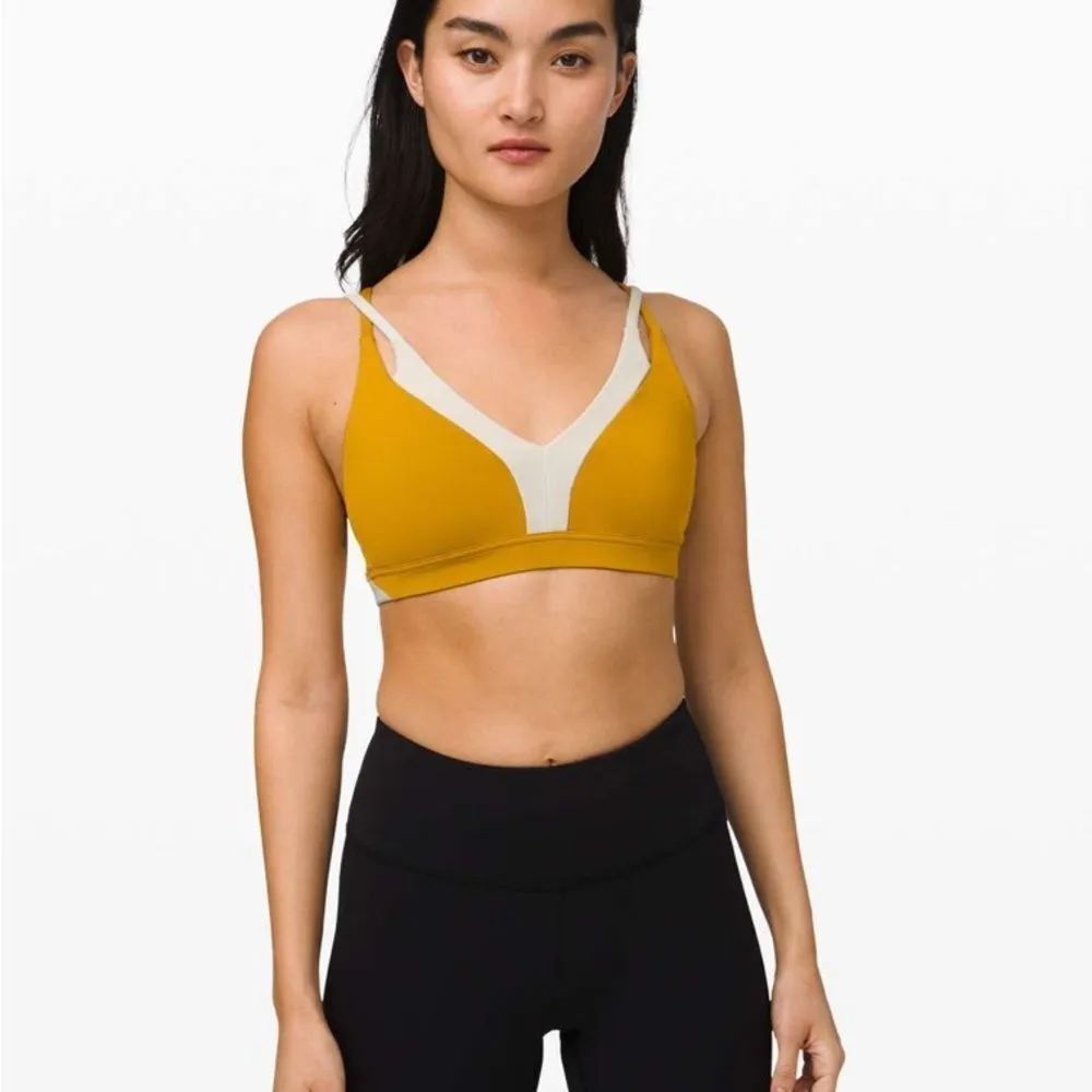 Lululemon New Ambition Bra Fools Gold / Light Ivory- Size 6 - Image 2