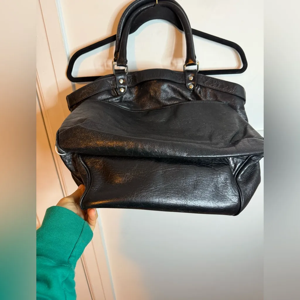 Vanessa Bruno Black Leather Tote Bag - Image 6