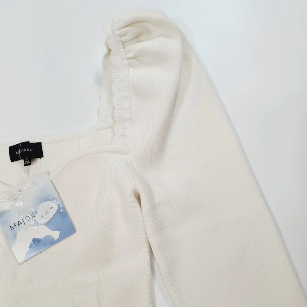 MAJORELLE Elmore Mini Dress in White Medium - Image 10