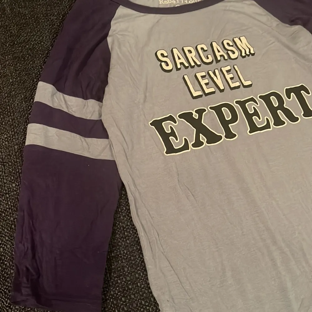 Long sleeve tee: Sarcasm Expert - Image 2