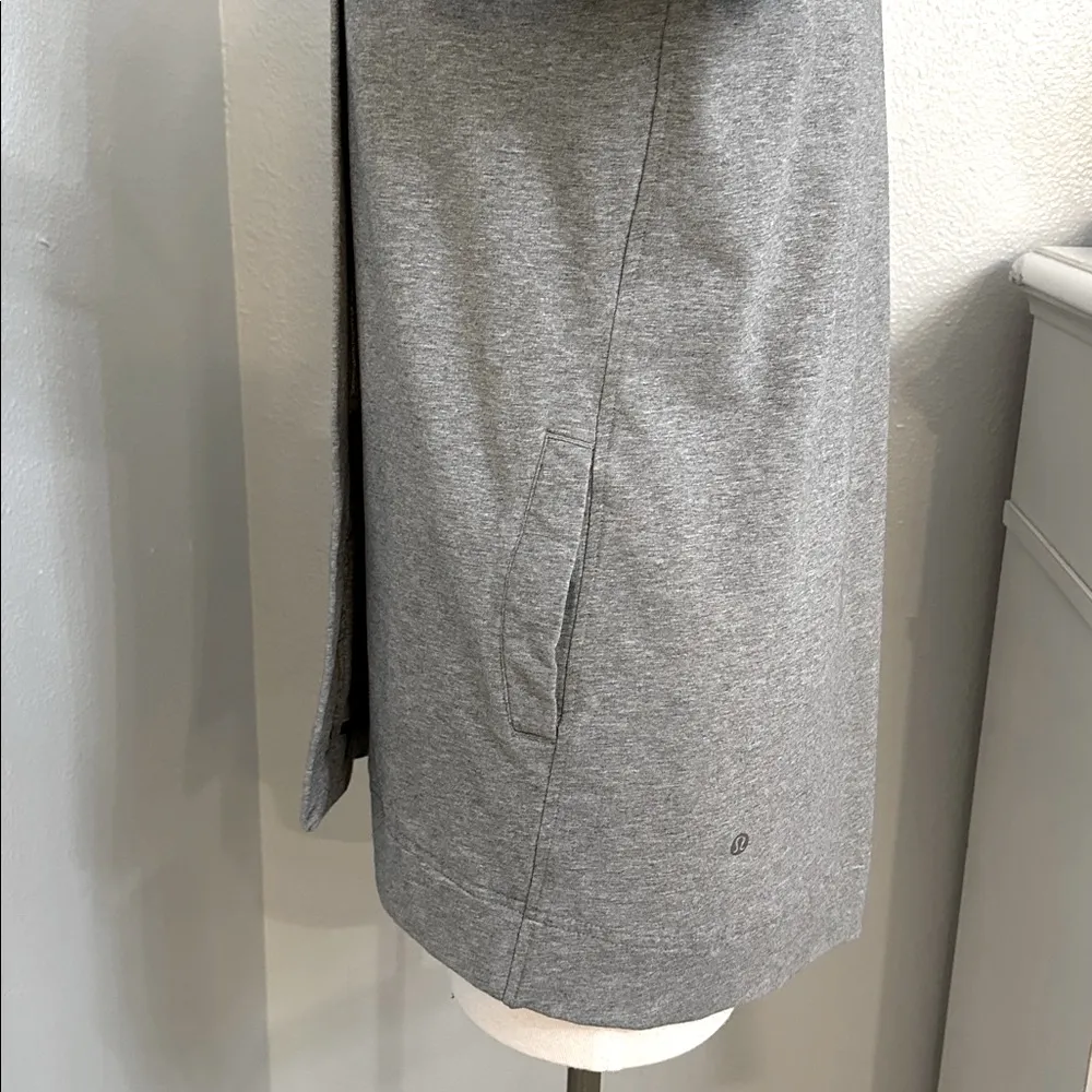 Lululemon Coast Wrap Heathered Medium Grey Jacket Size 6‎ - Image 5