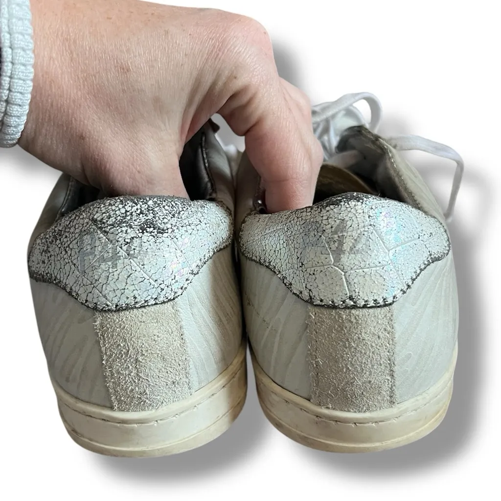 P448 John Nova Leather Sneaker Zebra - Image 5