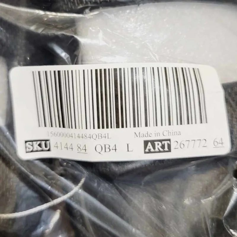 Victoria's Secret PINK Double Strap Pillow Slides Pure Black Large NEW - Image 6