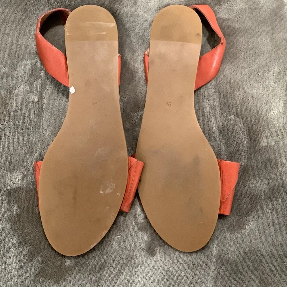 Madewell Abbi slingback flat sandal size 9 1/2 - Image 5