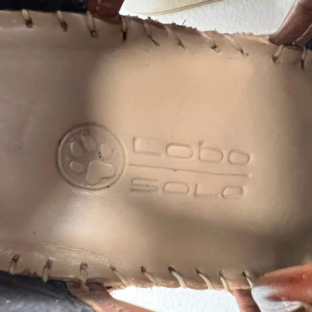 Lobo Solo Made in Mexico Cognac Platform Booties Brown Size 7.5 - Image 7