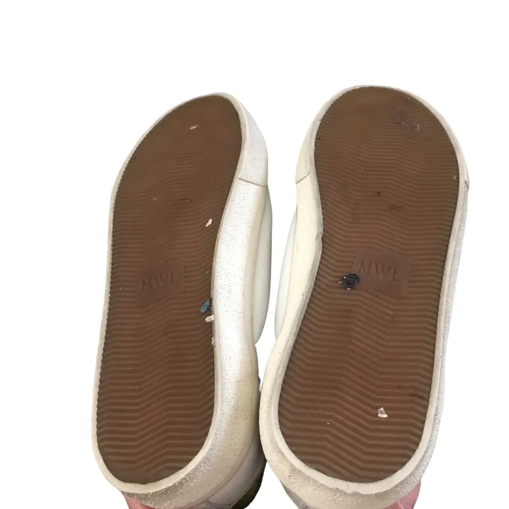 Madewell low top sidewalk snake skin embossed leather sneakers size 7.5 AH767 - Image 7