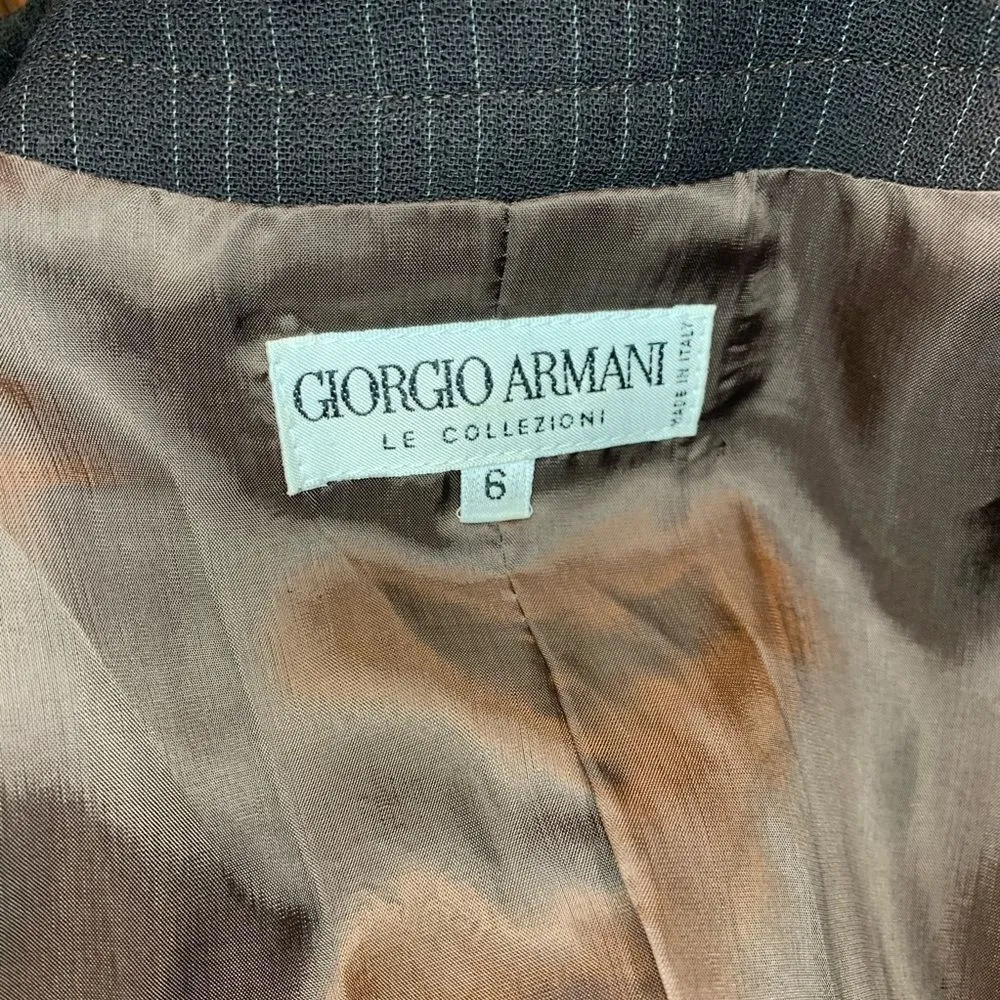 Giorgio Armani pin stripe blazer - Image 6