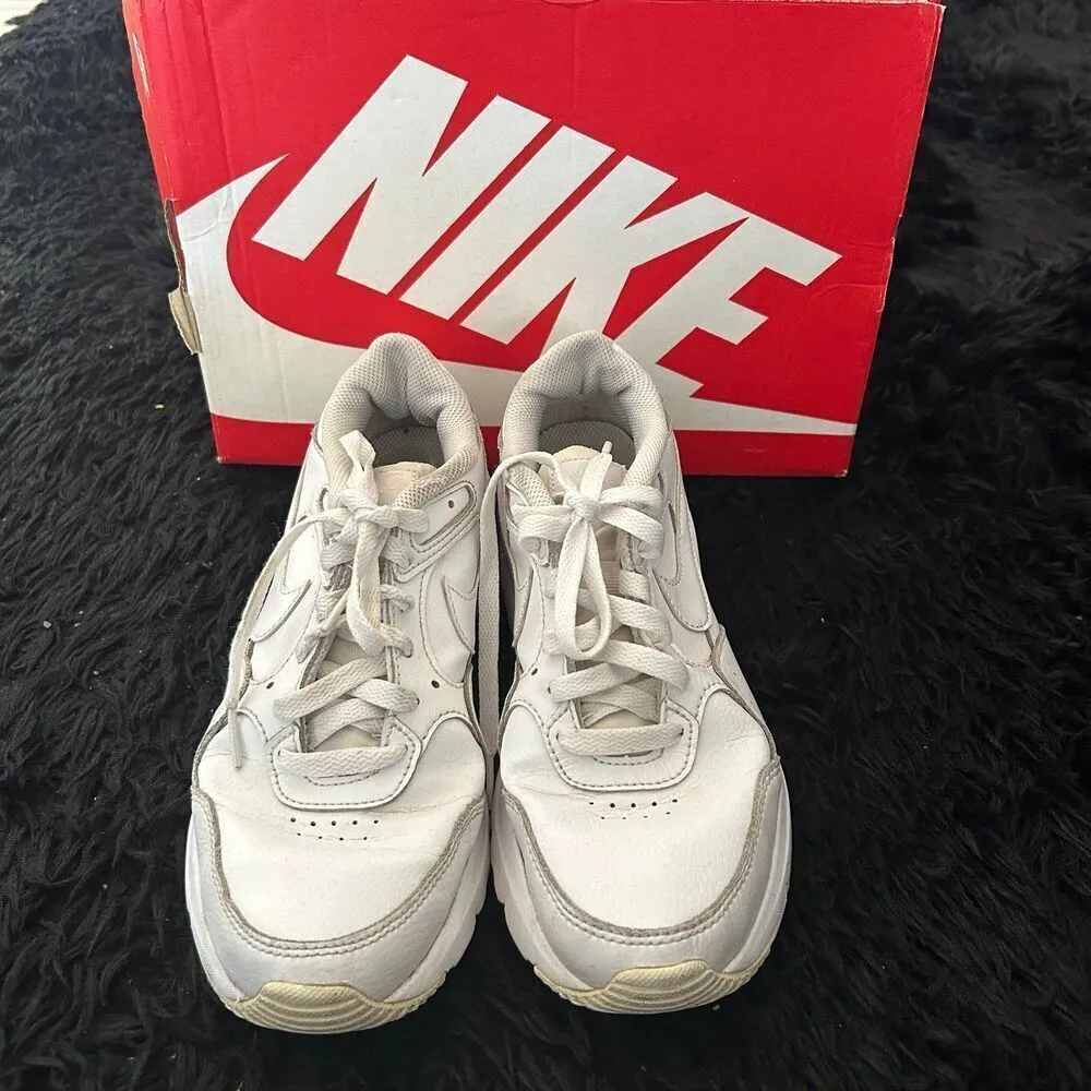 NIKE air max white athletic lace up shoes sneakers women’s 8 - Image 6