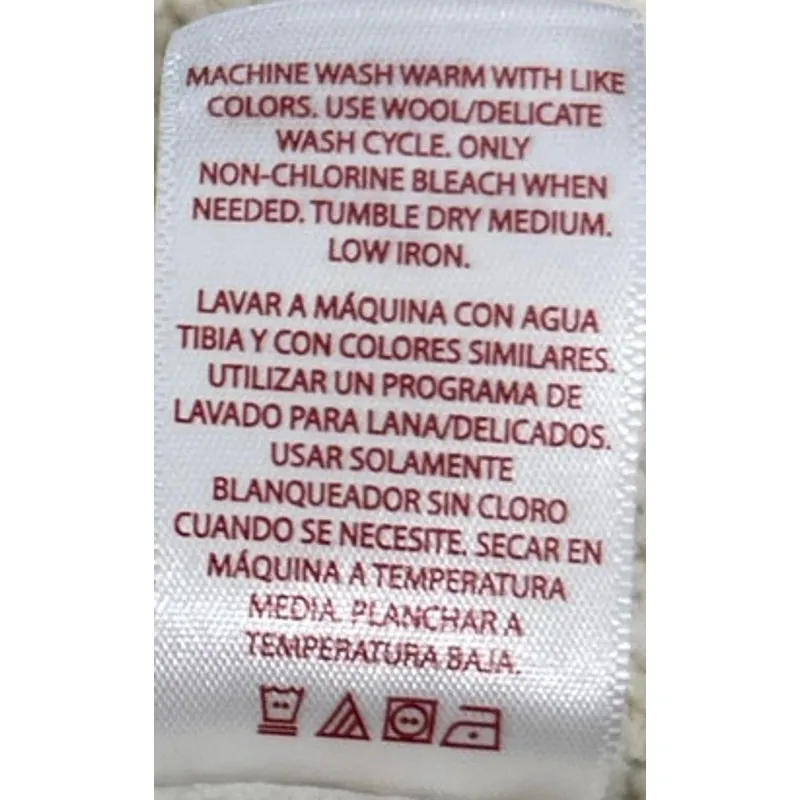 Faded Glory Women's White Soft V-Neck Gold Sparkle Sweater Size 4X 26W-28W - Image 5