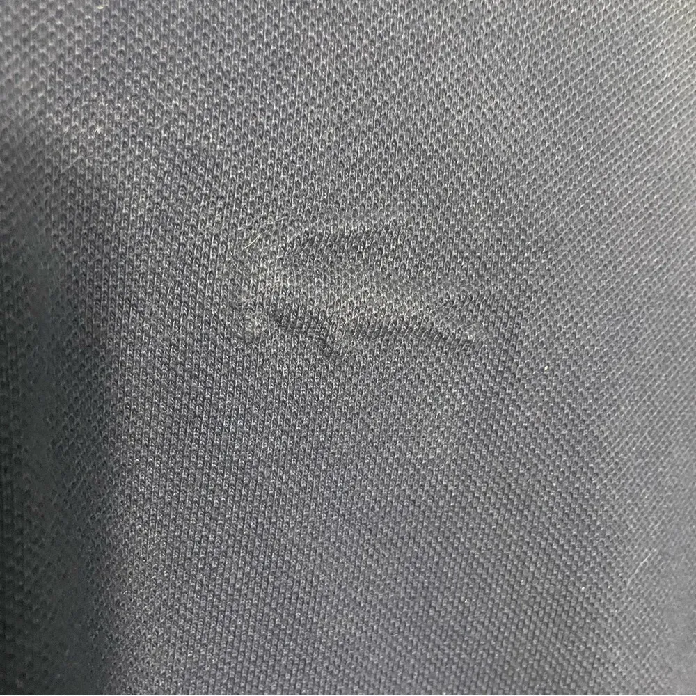 Lacoste Large Raised Logo 3/4 Sleeve Midi Polo Shirt Dress size 40 Navy Preppy - Image 3