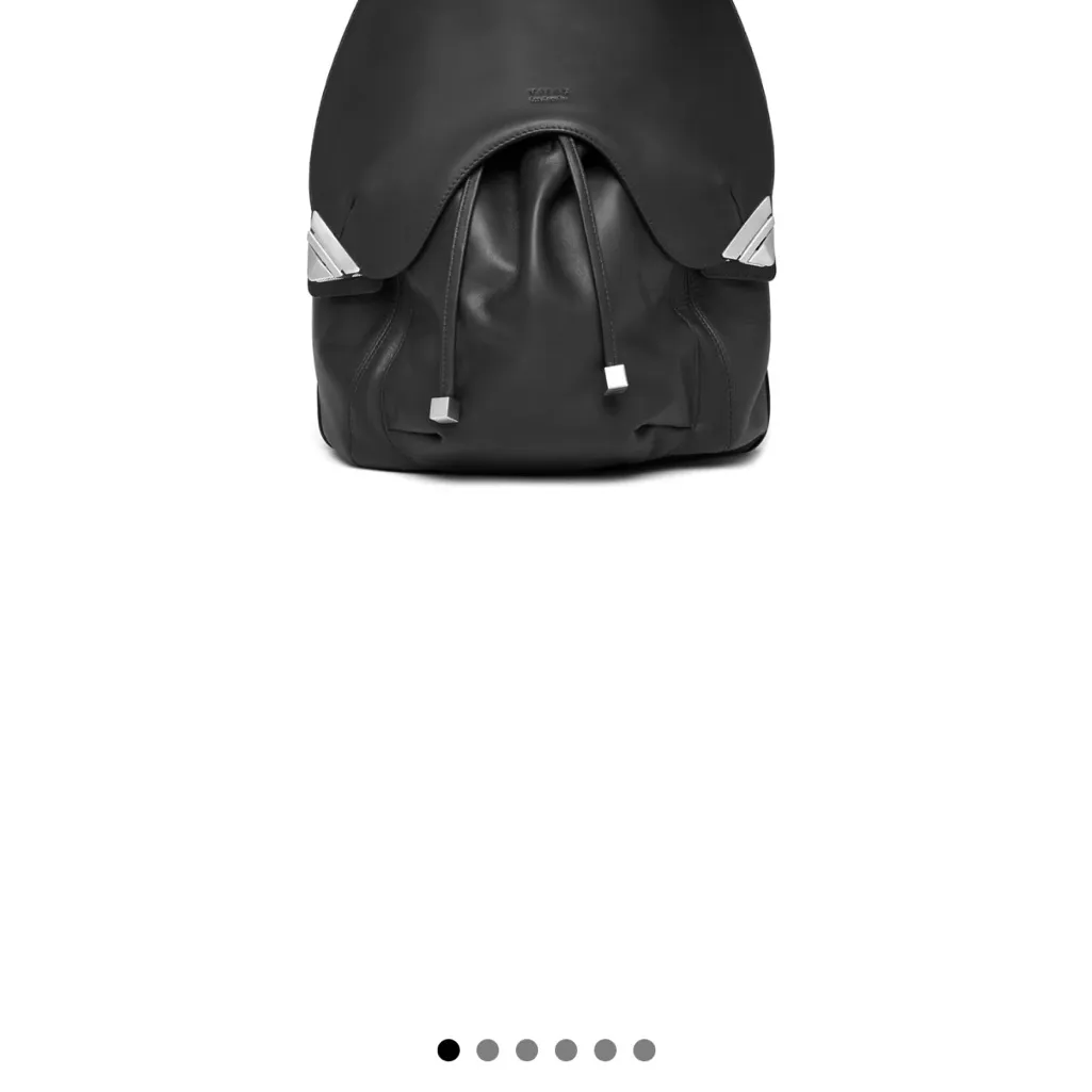 Retail $1,495 VALLAS Los Angeles black leather backpack. Sold out in stores. - Image 15