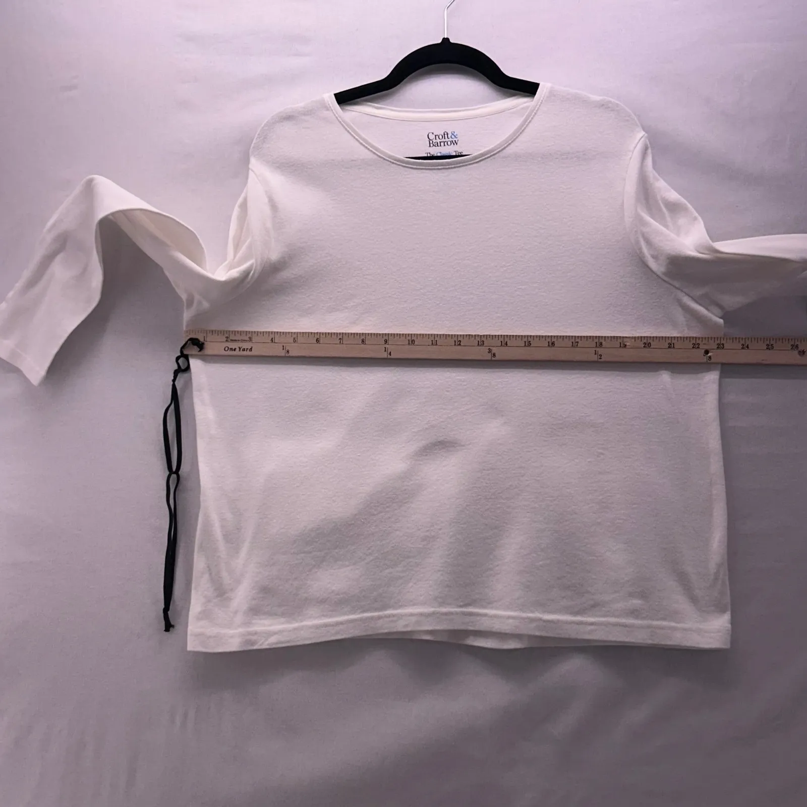 Croft And Barrow The Classic Tee White PXXL Petite - Image 7