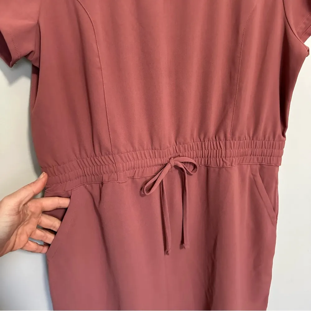 32 Degrees Soft Twill Drawstring Dress Women’s Size Large Deco Rose - Image 6