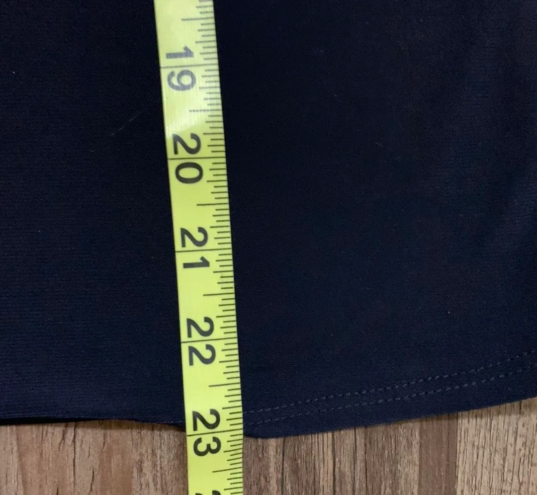 Dark Navy Petite Large Ruffle Top - Image 9