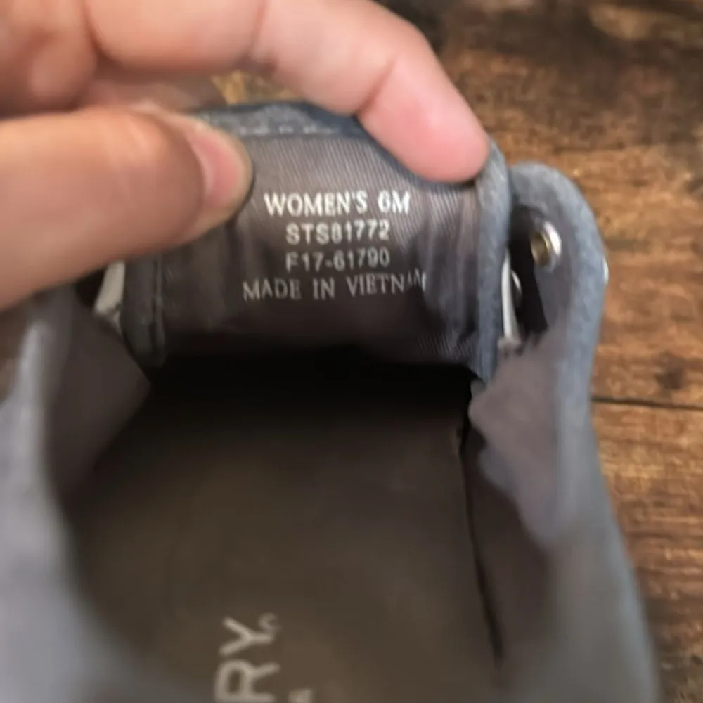 Sperry gray wool-feel dock shoes size 6 - Image 7