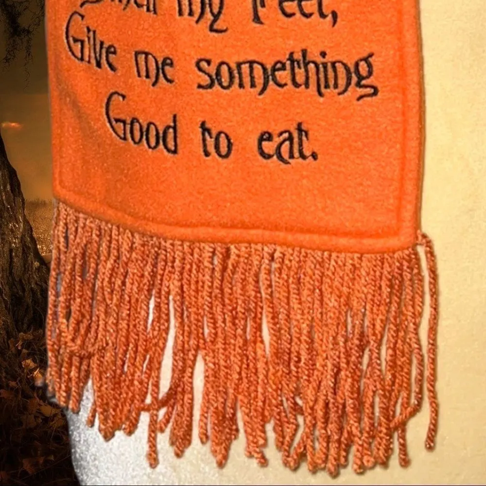 Super nice thick fleece orange Halloween scarf! Nwot Orange - Image 2