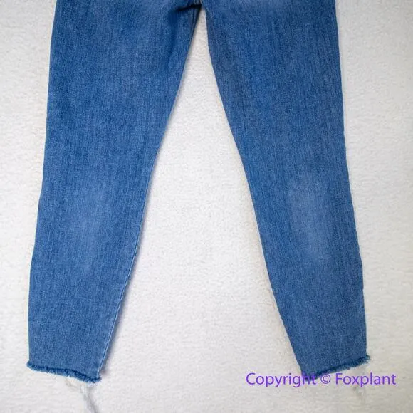 7 For all mankind the ankle skinny jeans raw hem, women‎ size 28 - Image 9