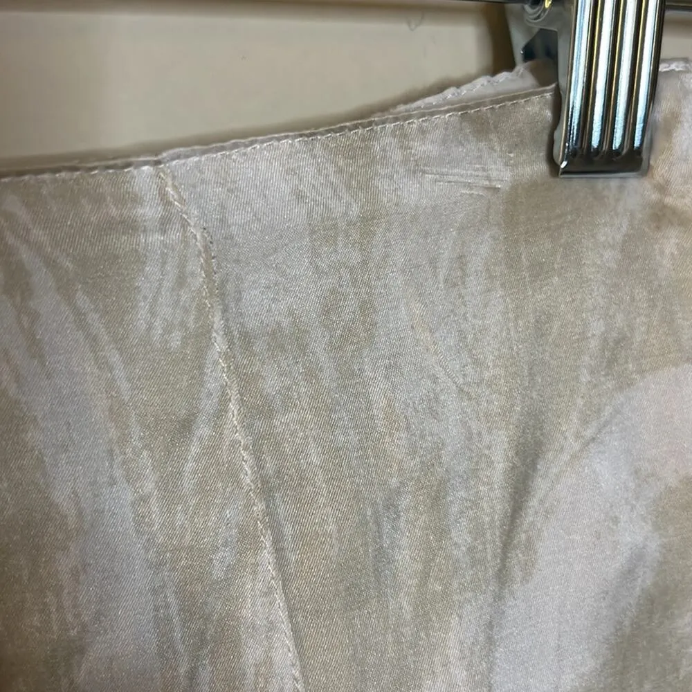 Chico's English Garden Berkley Silk Floral Midi Skirt Size 0 - Image 3